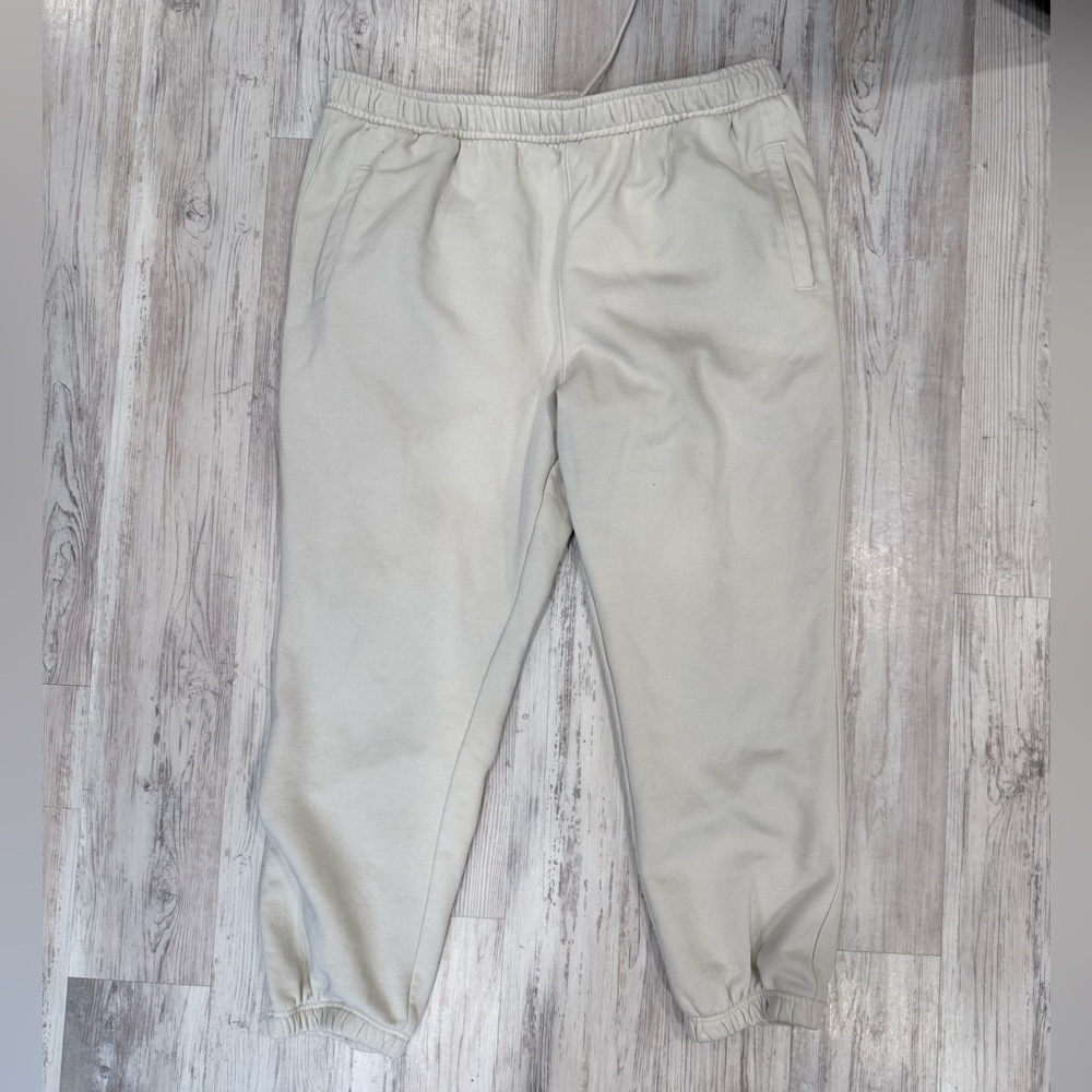 Goodfellow & Co Off-White Fleece Joggers